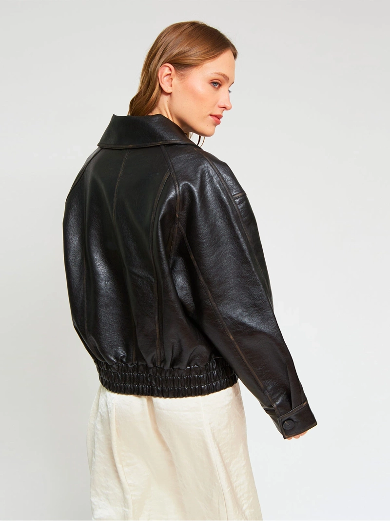 CHAQUETA MUJER MARQUIS EFECTO PIEL - 2