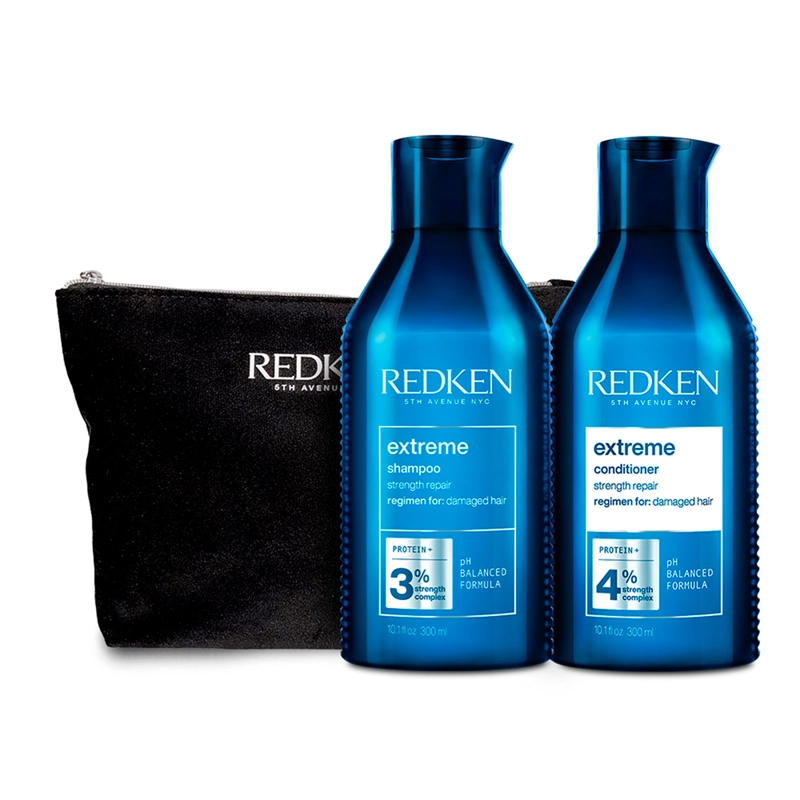 SET REPARACIÓN REDKEN EXTREME SHAMPOO 300ML + ACONDICIONADOR 300ML - 1