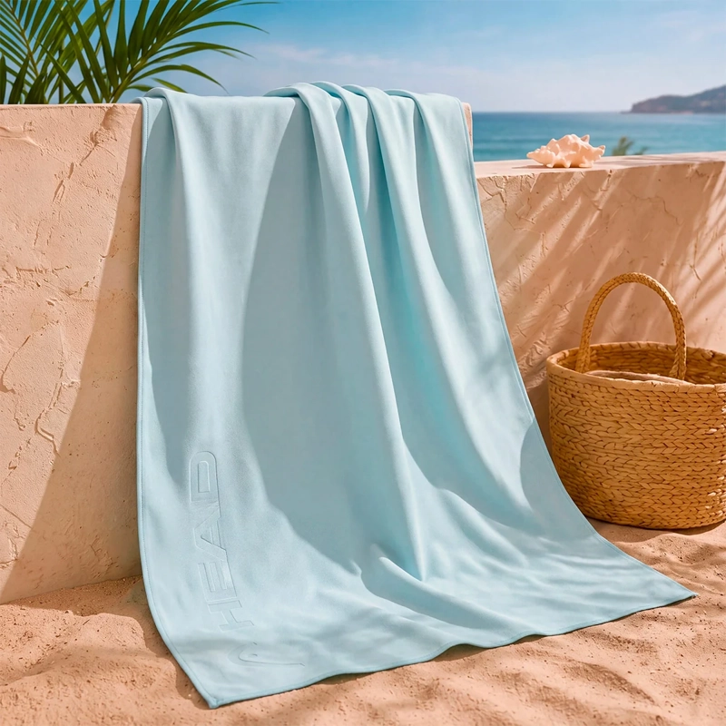 TOALLA DE PLAYA HEAD MICROFIBRA AQUA - 1