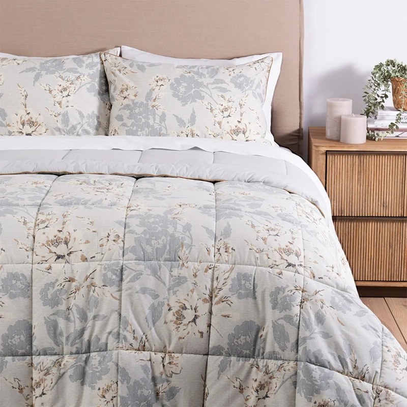PLUMÓN FABRICS ROSALIA KING GRIS - 3