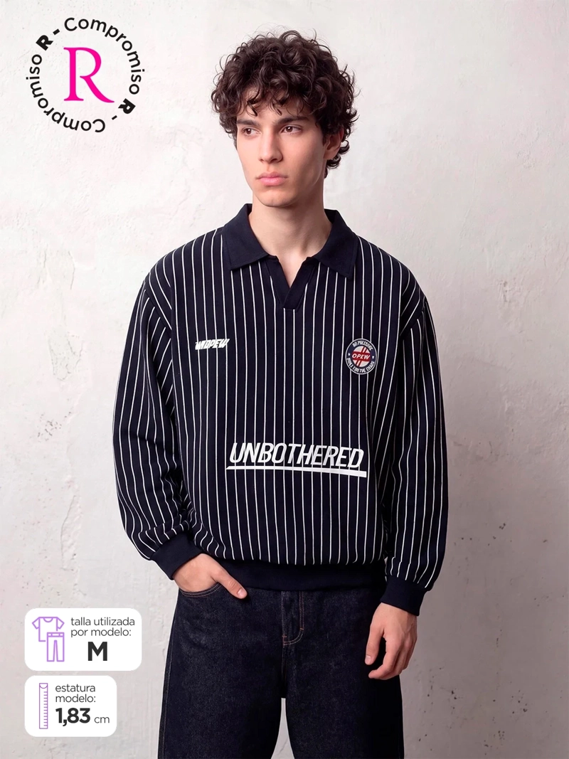 POLERÓN HOMBRE INDEX ALGODÓN BOXY FIT - 1