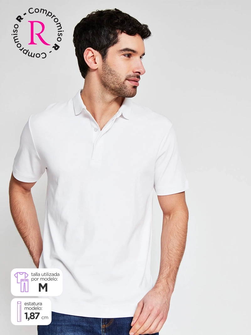POLERA HOMBRE MARQUIS ALGODÓN CUELLO POLO MANGA CORTA - 1