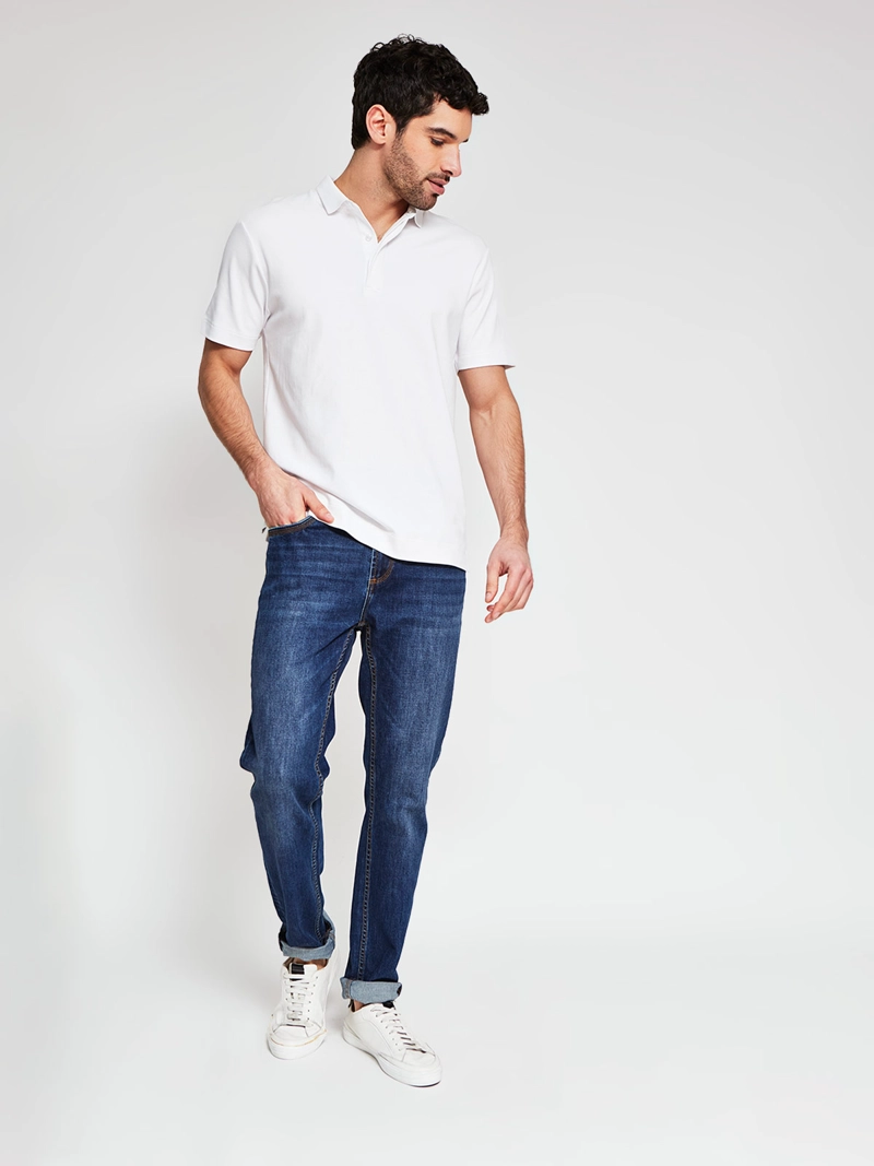 POLERA HOMBRE MARQUIS ALGODÓN CUELLO POLO MANGA CORTA - 4