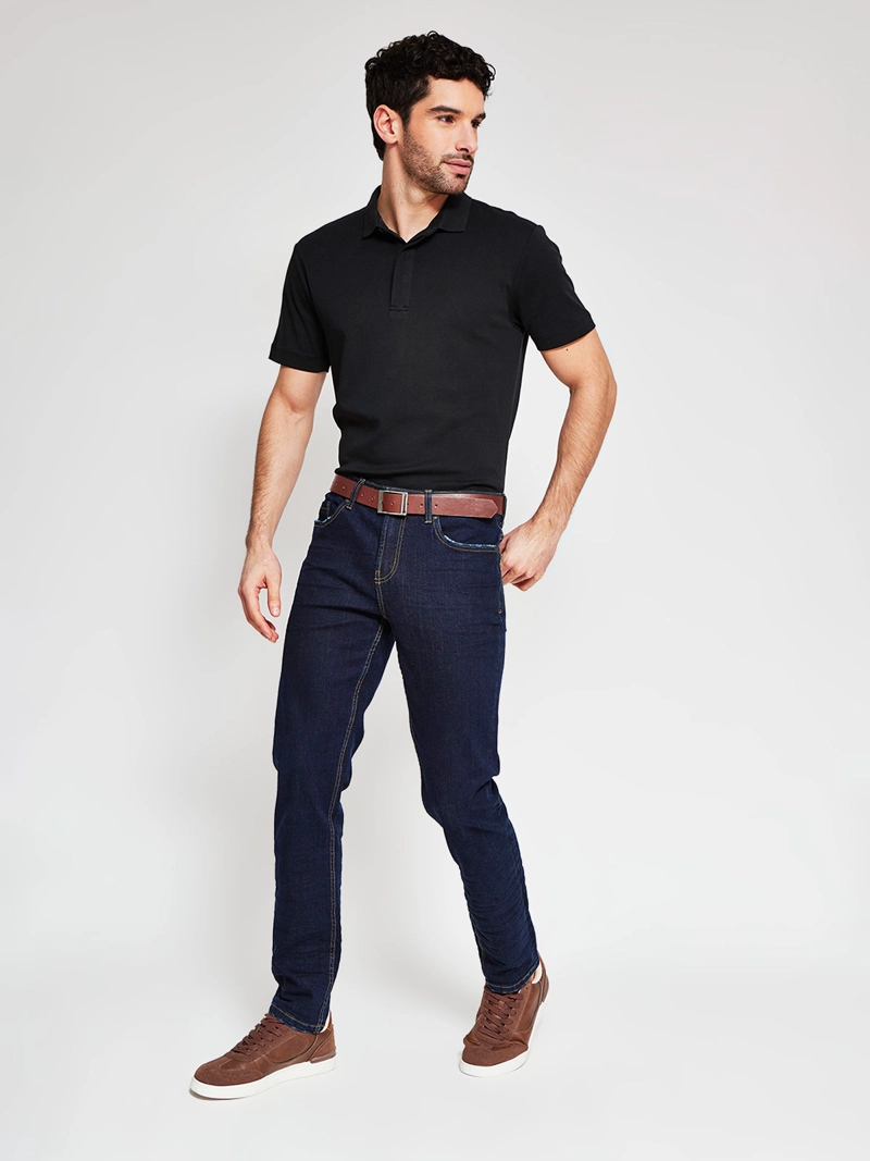 POLERA HOMBRE MARQUIS ALGODÓN CUELLO POLO MANGA CORTA - 4
