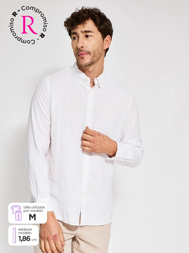 CAMISA HOMBRE MARQUIS ALGODÓN MANGA LARGA - 1