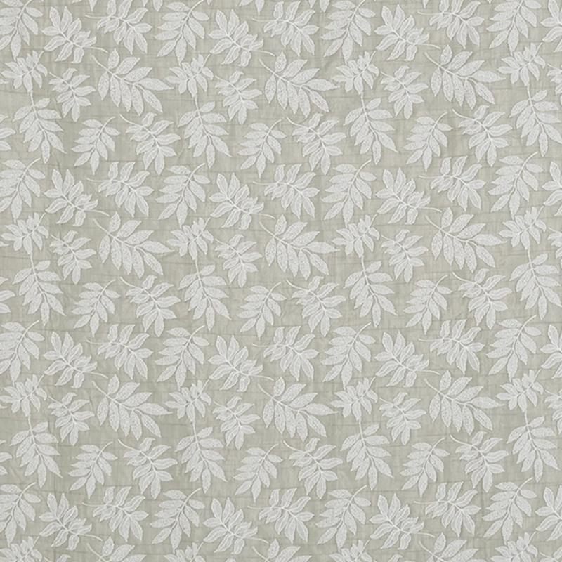 CUBRECAMA RIPLEY HOME JACQUARD SÚPER KING HOJAS VERDE - 5