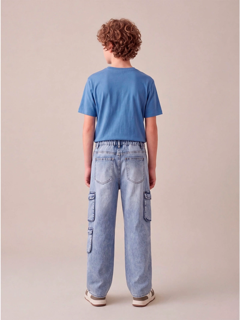 JEANS NIÑO CLOUDBREAK ALGODÓN CARGO - 2