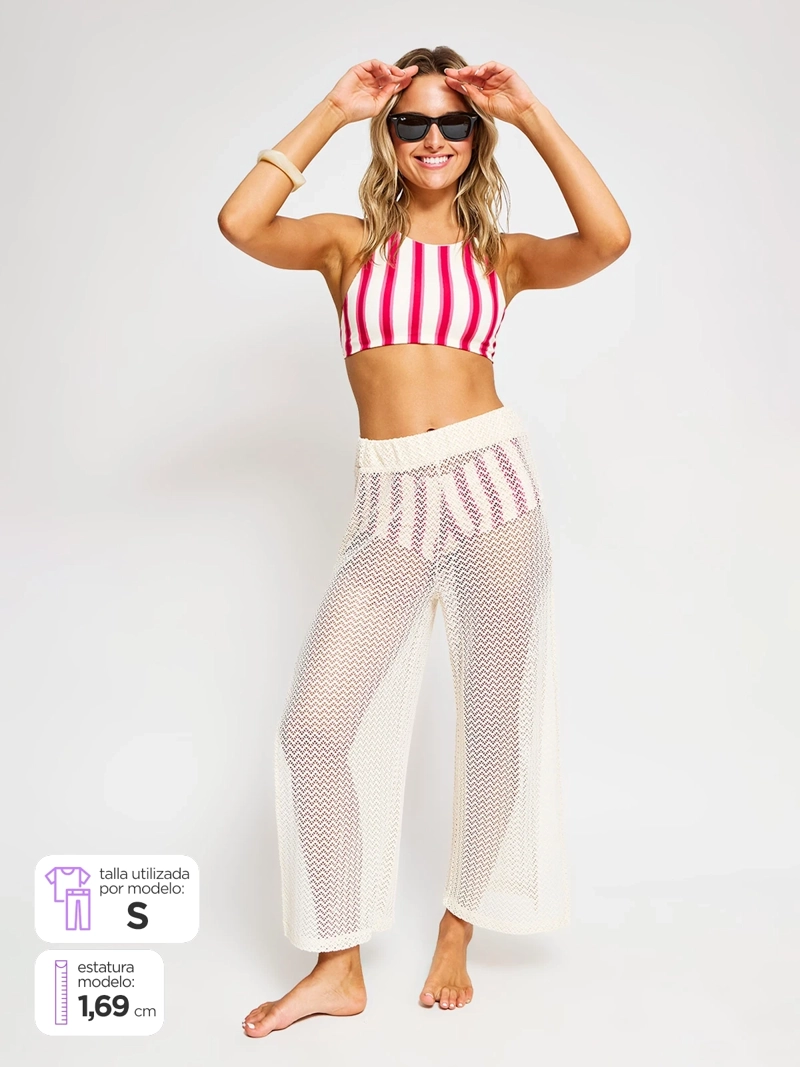 TOP DE BIKINI MUJER INDEX HALTER PRINT - 1