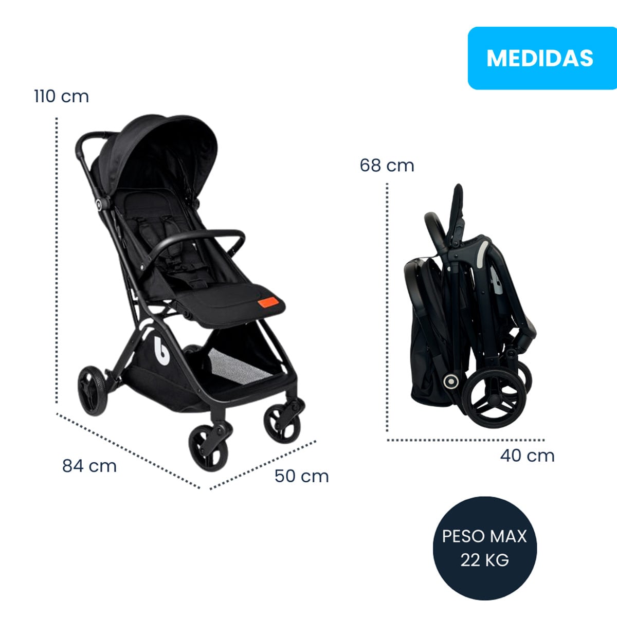 COCHE PASEO ULTRA COMPACTO - 8