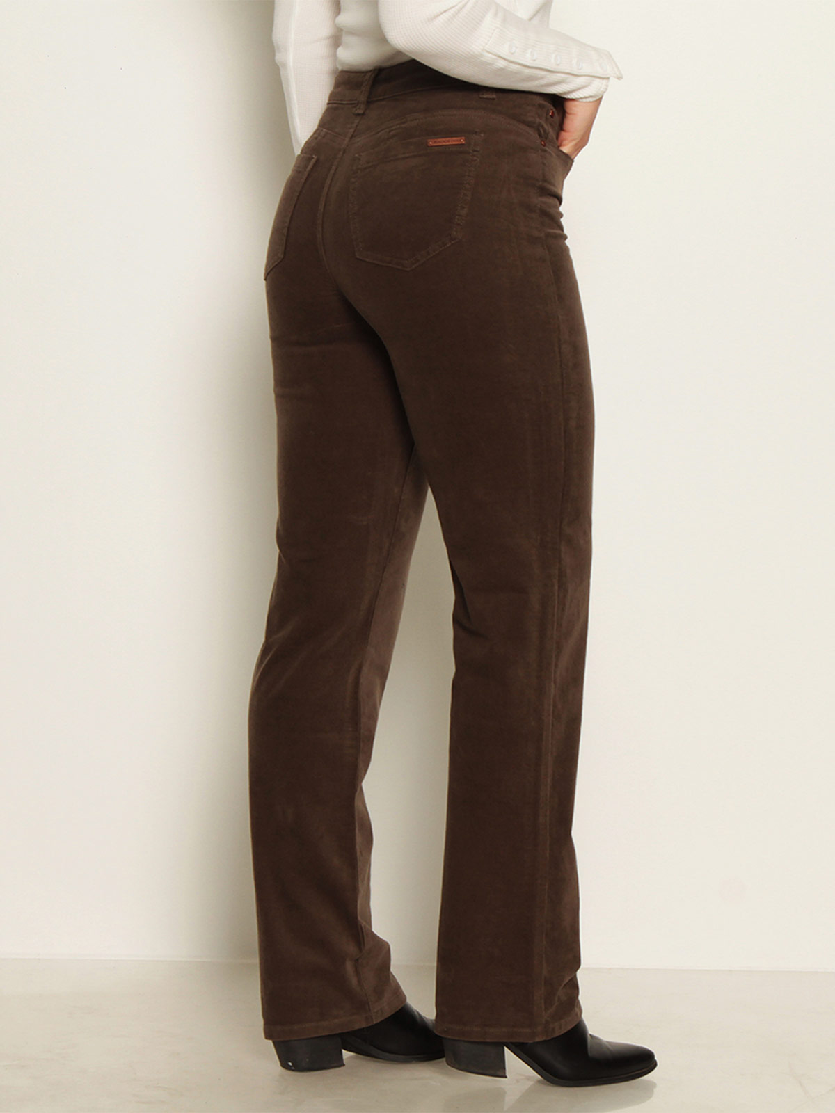 PANTALÓN MUJER WADOS ALGODÓN RECTO PUSH UP COTELÉ - 4