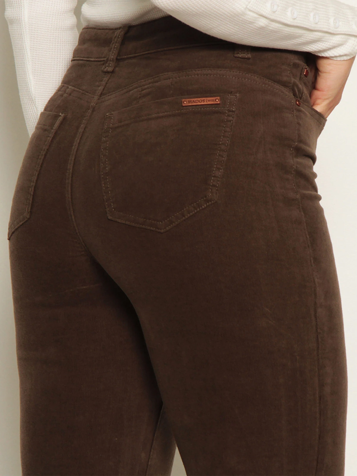 PANTALÓN MUJER WADOS ALGODÓN RECTO PUSH UP COTELÉ - 5