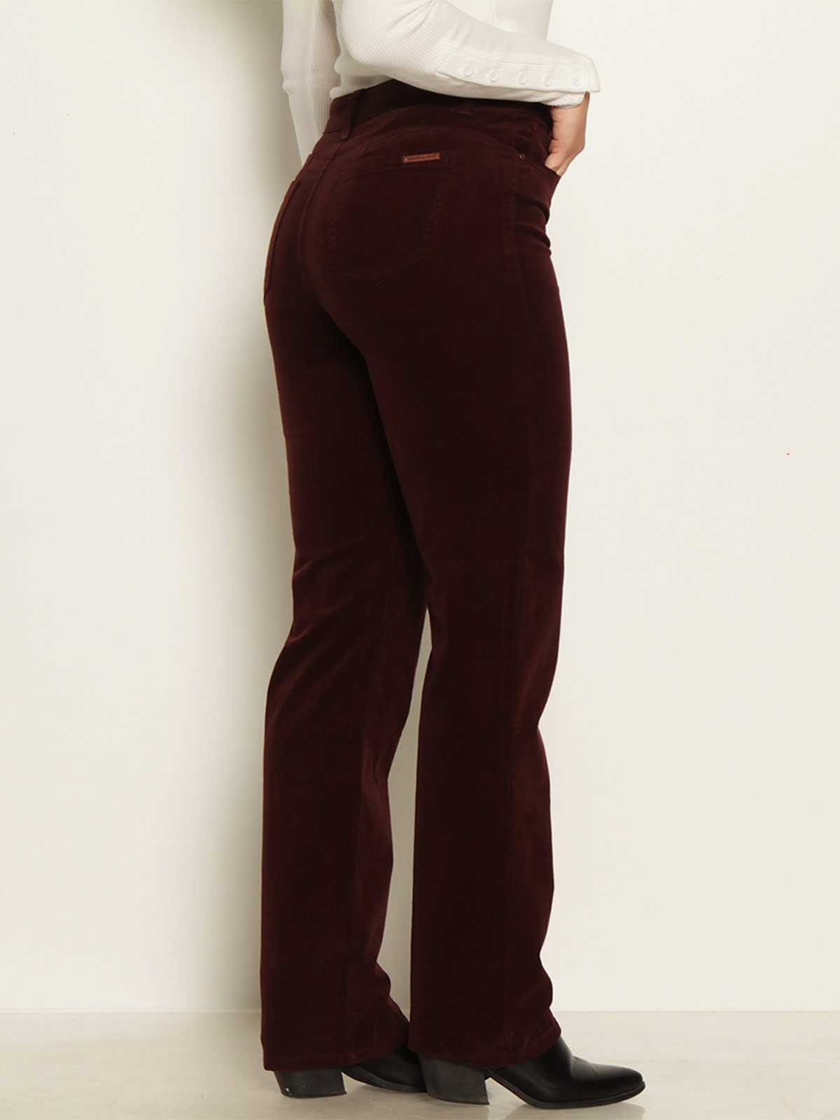 PANTALÓN MUJER WADOS ALGODÓN RECTO PUSH UP COTELÉ - 4