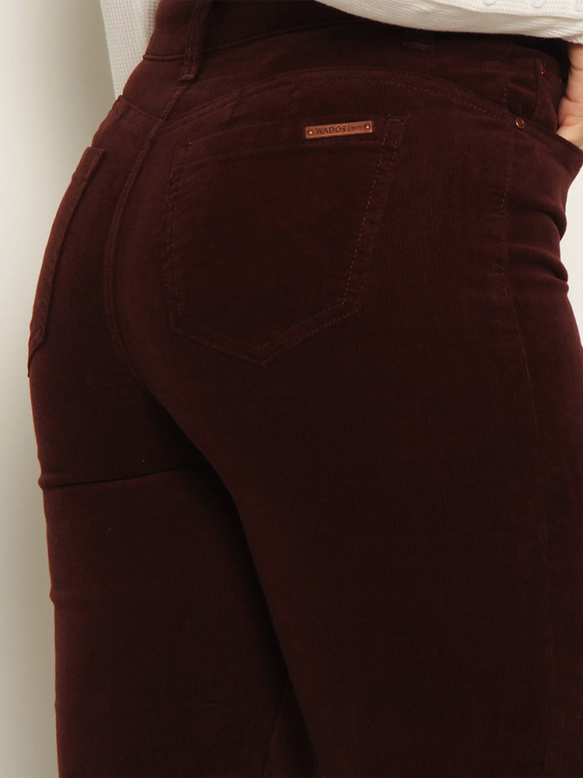 PANTALÓN MUJER WADOS ALGODÓN RECTO PUSH UP COTELÉ - 5