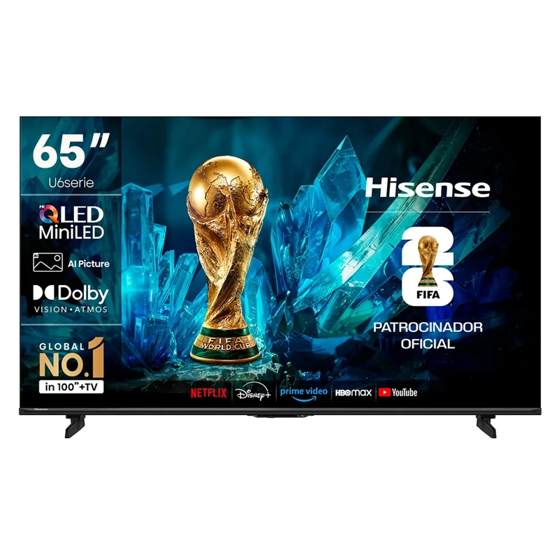 SMART TV HISENSE MINI LED 4K UHD 65” 65U6ESV - 2