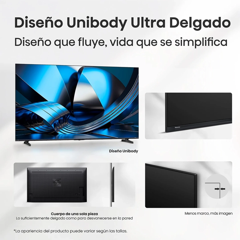 SMART TV HISENSE MINI LED 4K UHD 65” U7ESG - 14