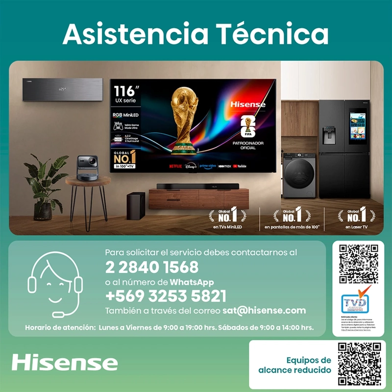 SMART TV HISENSE QLED 4K UHD 43” QD5SV - 15
