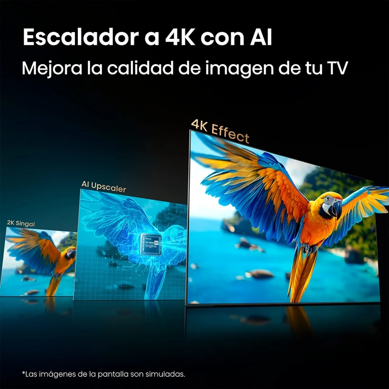 SMART TV HISENSE QLED 4K UHD 43” QD5SV - 7
