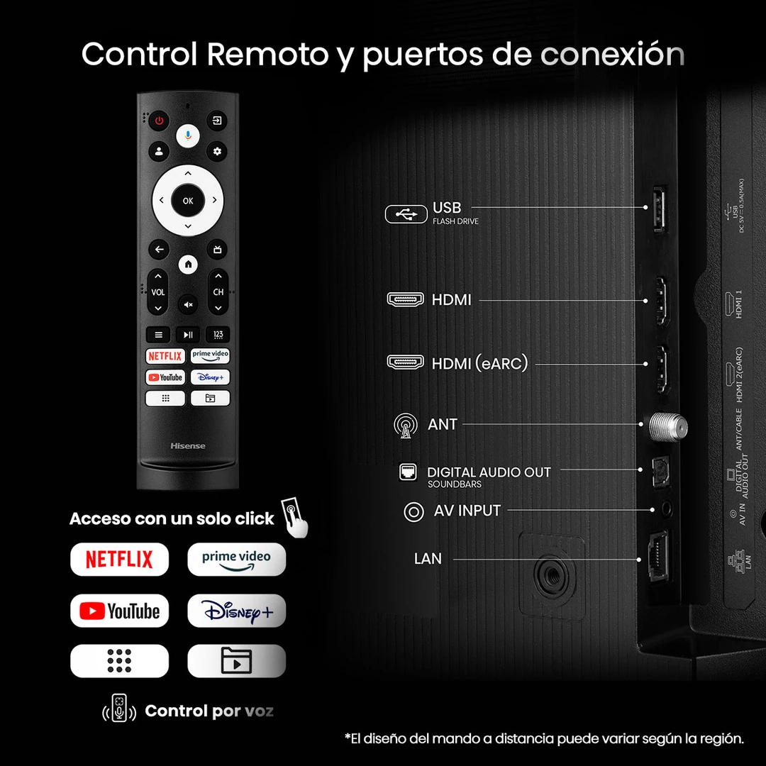 SMART TV HISENSE QLED FULL HD 50” 50Q4SV - 12