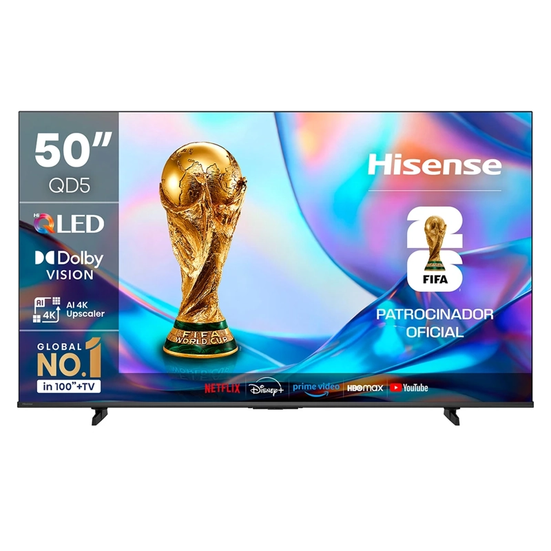 SMART TV HISENSE QLED 4K UHD 50” QD5SV - 2