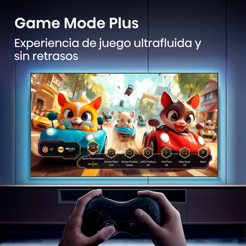 SMART TV HISENSE QLED 4K UHD 55” QD5SV - 8