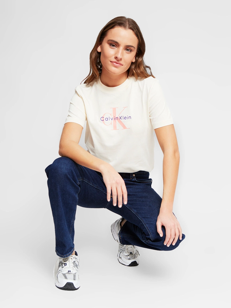 POLERA MUJER CALVIN KLEIN MANGA CORTA ALGODÓN - 5