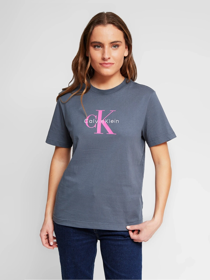 POLERA MUJER CALVIN KLEIN MANGA CORTA ALGODÓN - 3