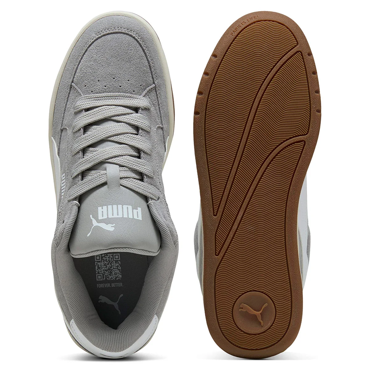 ZAPATILLAS HOMBRE PUMA CASUALES GRIS PARK LT SD - 4