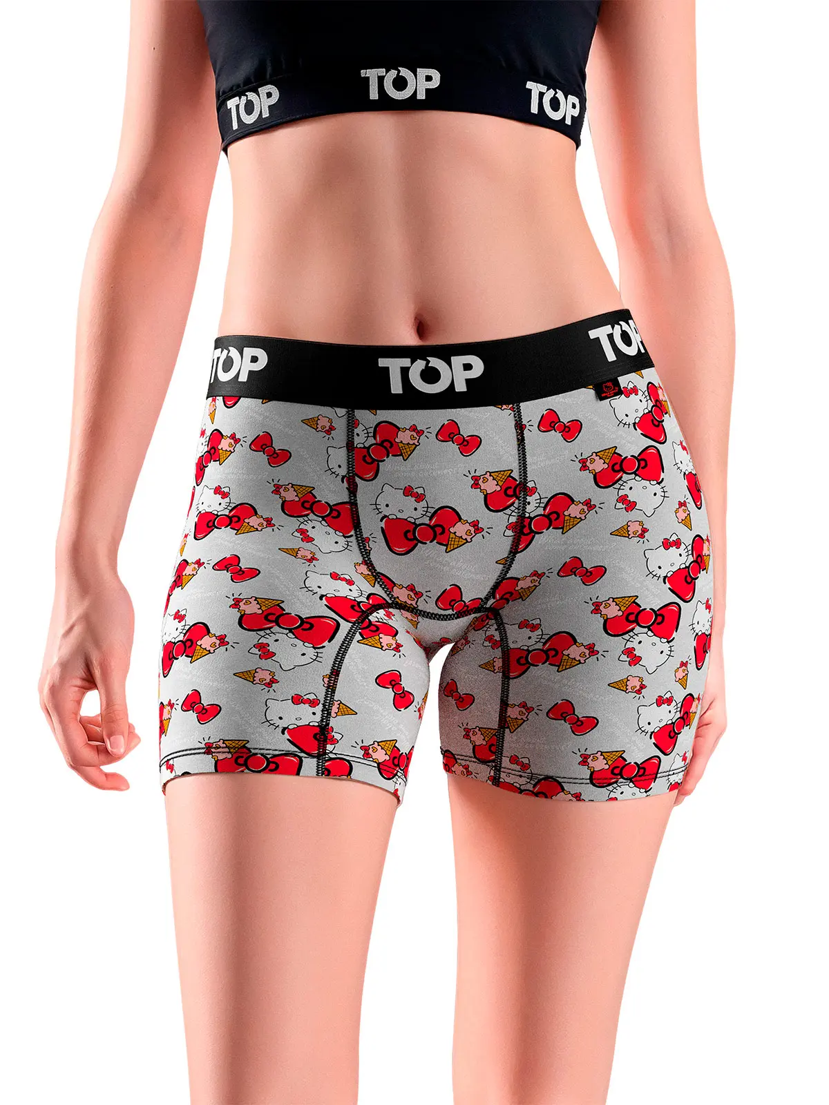 BOXER MUJER TOP PACK X3 ALGODÓN HELLO KITTY - 4