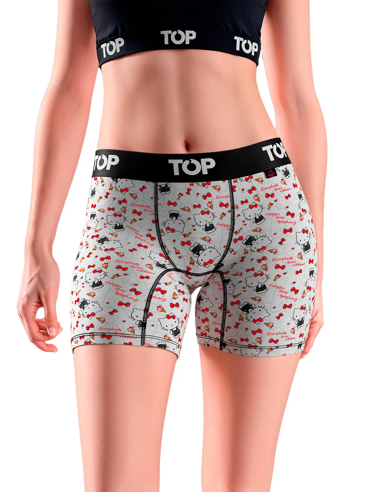 BOXER MUJER TOP PACK X3 ALGODÓN HELLO KITTY - 3