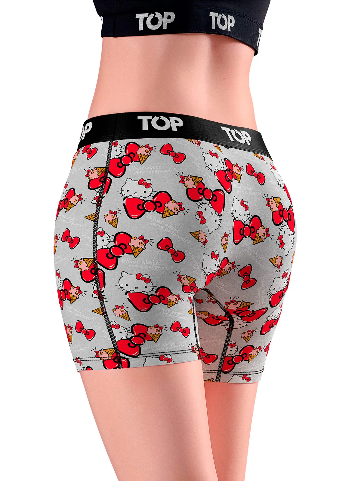 BOXER MUJER TOP PACK X3 ALGODÓN HELLO KITTY - 5