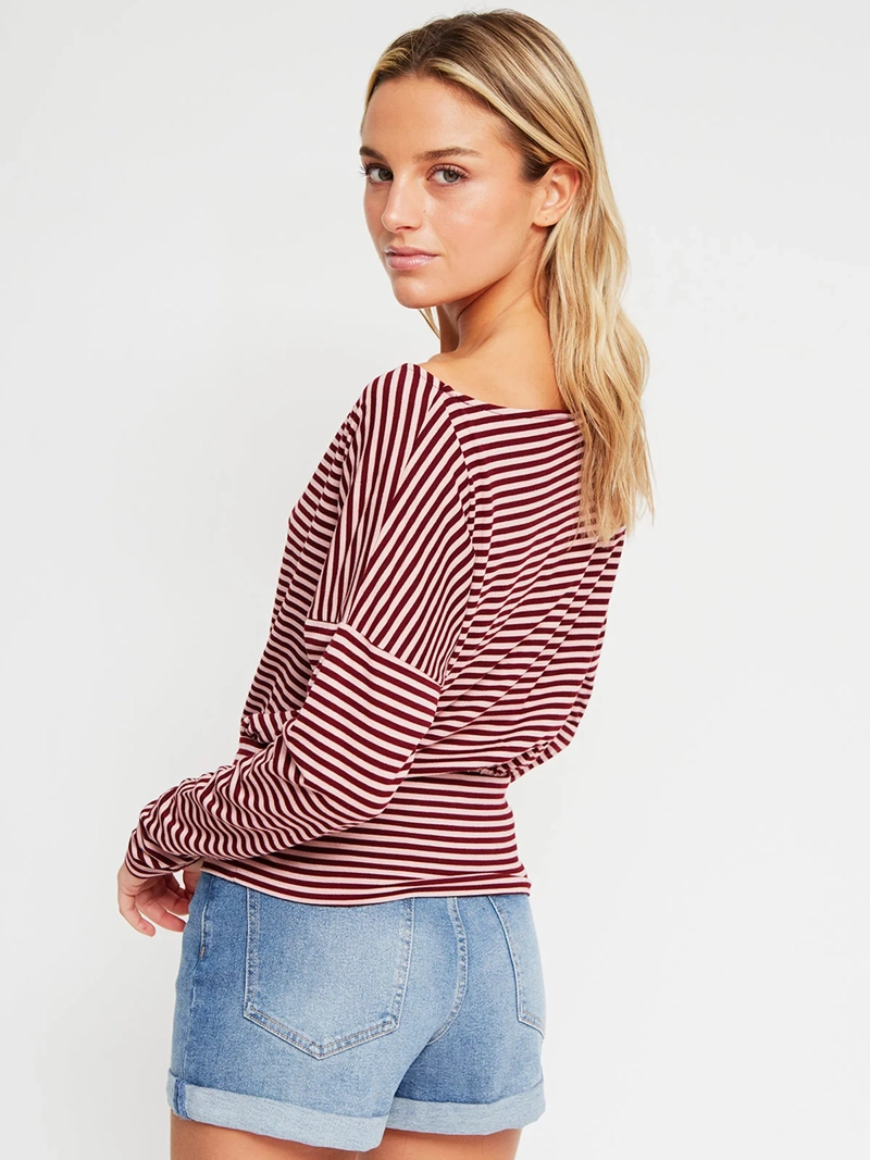 POLERA MUJER INDEX MANGA LARGA ASIMÉTRICA - 2