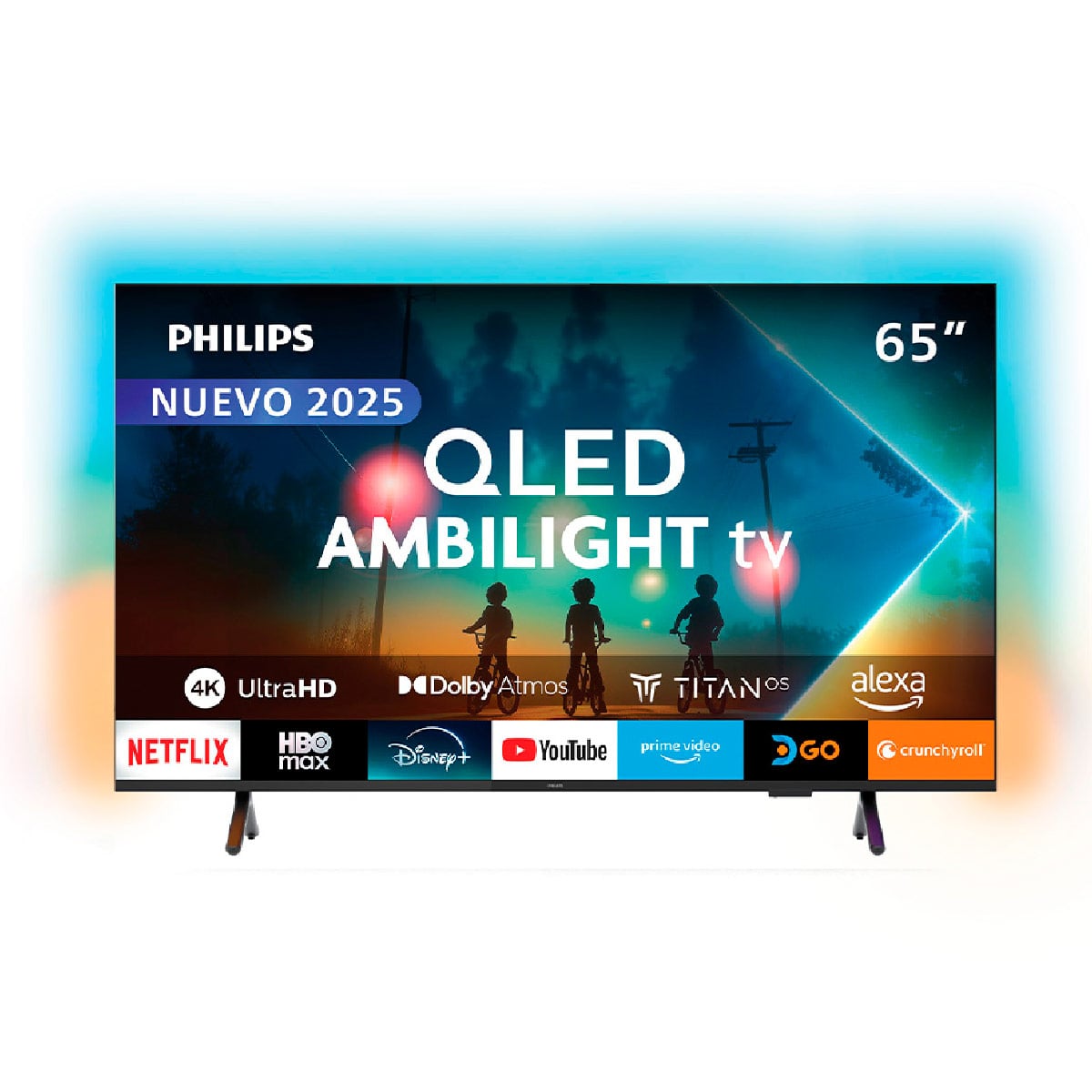 SMART TV PHILIPS QLED 4K UHD 65” AMBILIGHT 65PUD8250 - 2