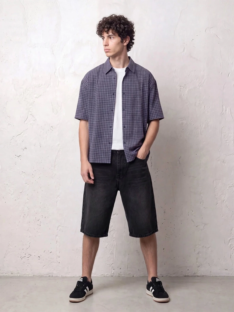 CAMISA HOMBRE INDEX ALGODÓN CUADROS - 4