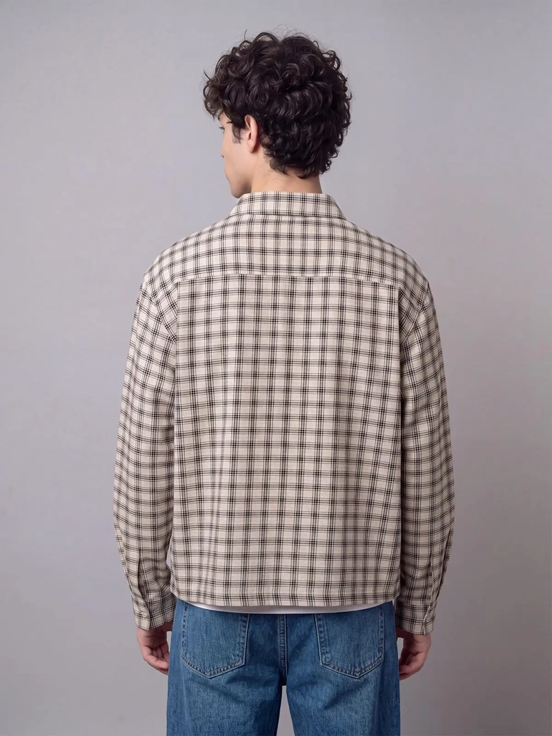 CAMISA HOMBRE INDEX MANGA LARGA CUADROS - 2