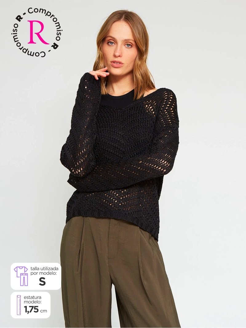 SWEATER MUJER MARQUIS CALADO