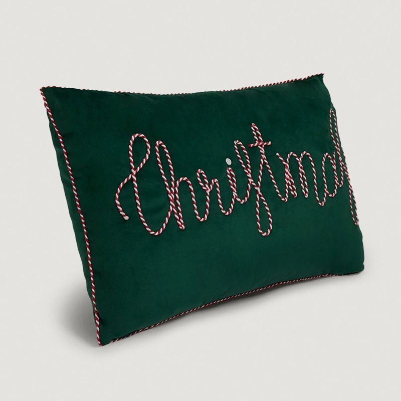 COJÍN RIPLEY HOME CHRISTMAS VELVET VERDE - 3