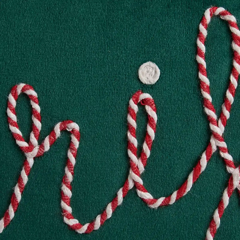 COJÍN RIPLEY HOME CHRISTMAS VELVET VERDE - 4
