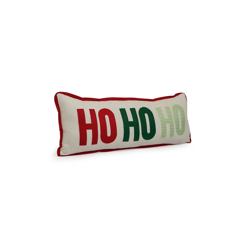 COJÍN RIPLEY HOME NAVIDAD HO HO HO 30X50 CM ROJO - 3