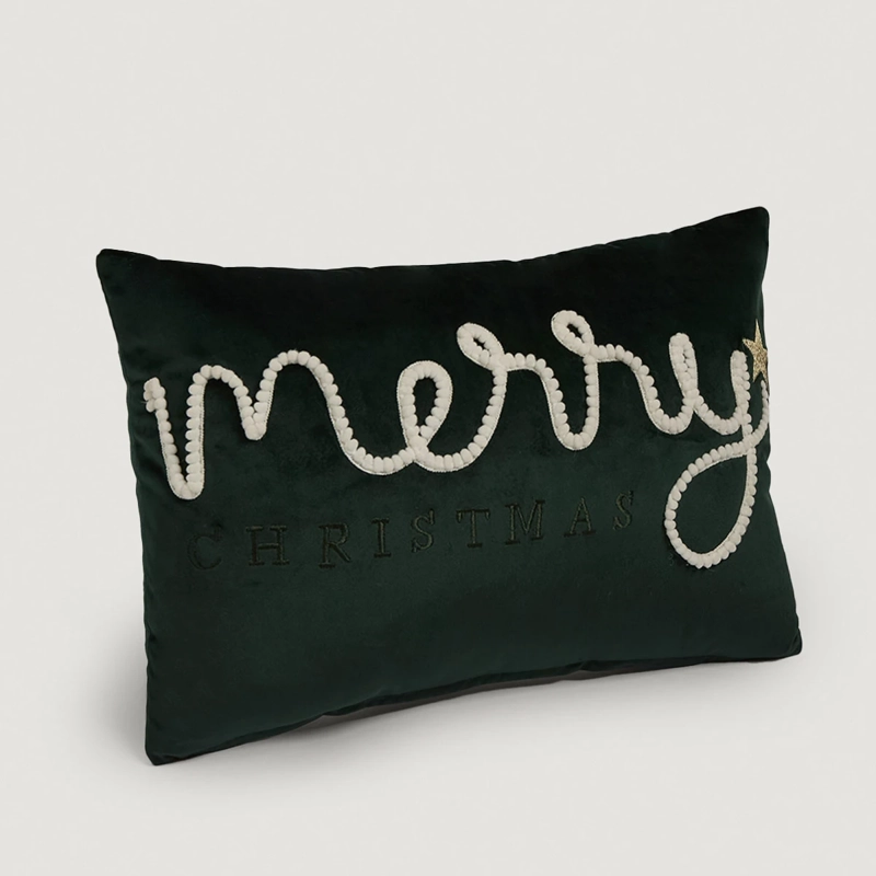COJÍN RIPLEY HOME NAVIDAD MERRY 30X45 CM  - 2
