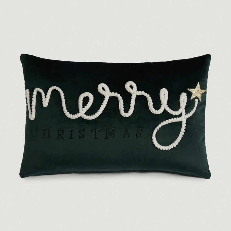 COJÍN RIPLEY HOME NAVIDAD MERRY 30X45 CM  - 3