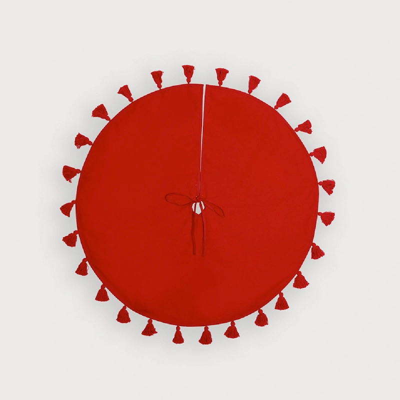 ADORNO NAVIDEÑO RIPLEY HOME PIE DE ÁRBOL FLECOS ROJO - 2