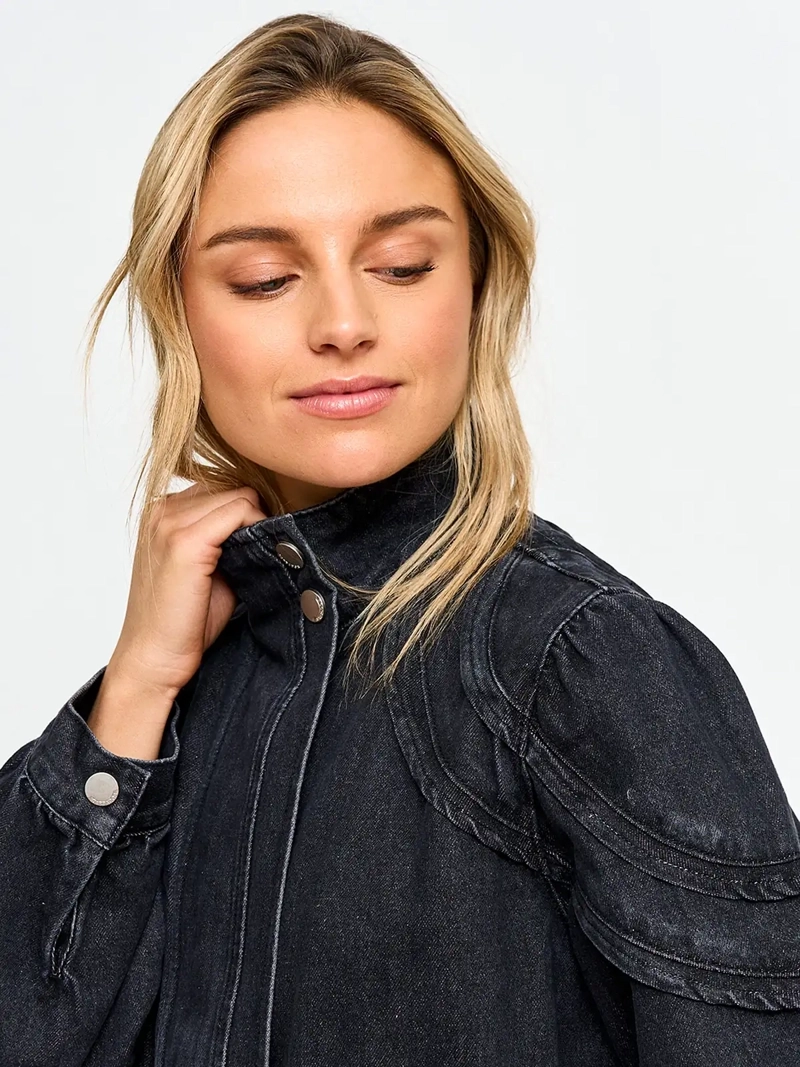 CHAQUETA MUJER BARBADOS ALGODÓN CORTA DENIM - 4