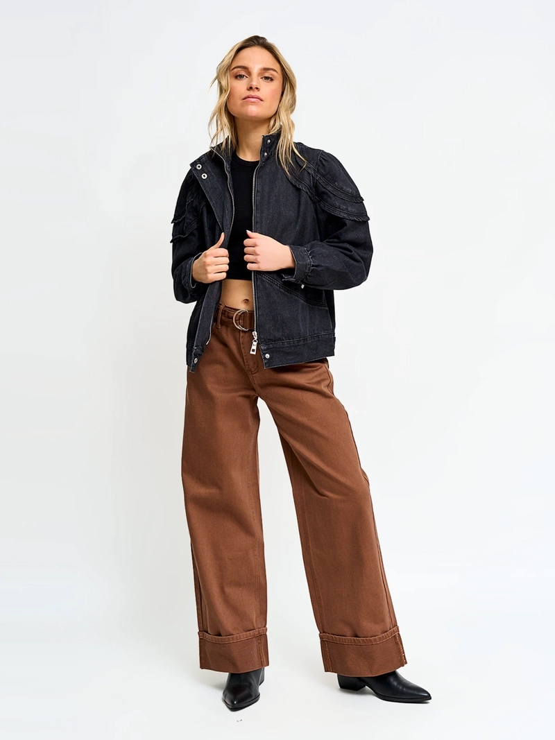 CHAQUETA MUJER BARBADOS ALGODÓN CORTA DENIM - 5
