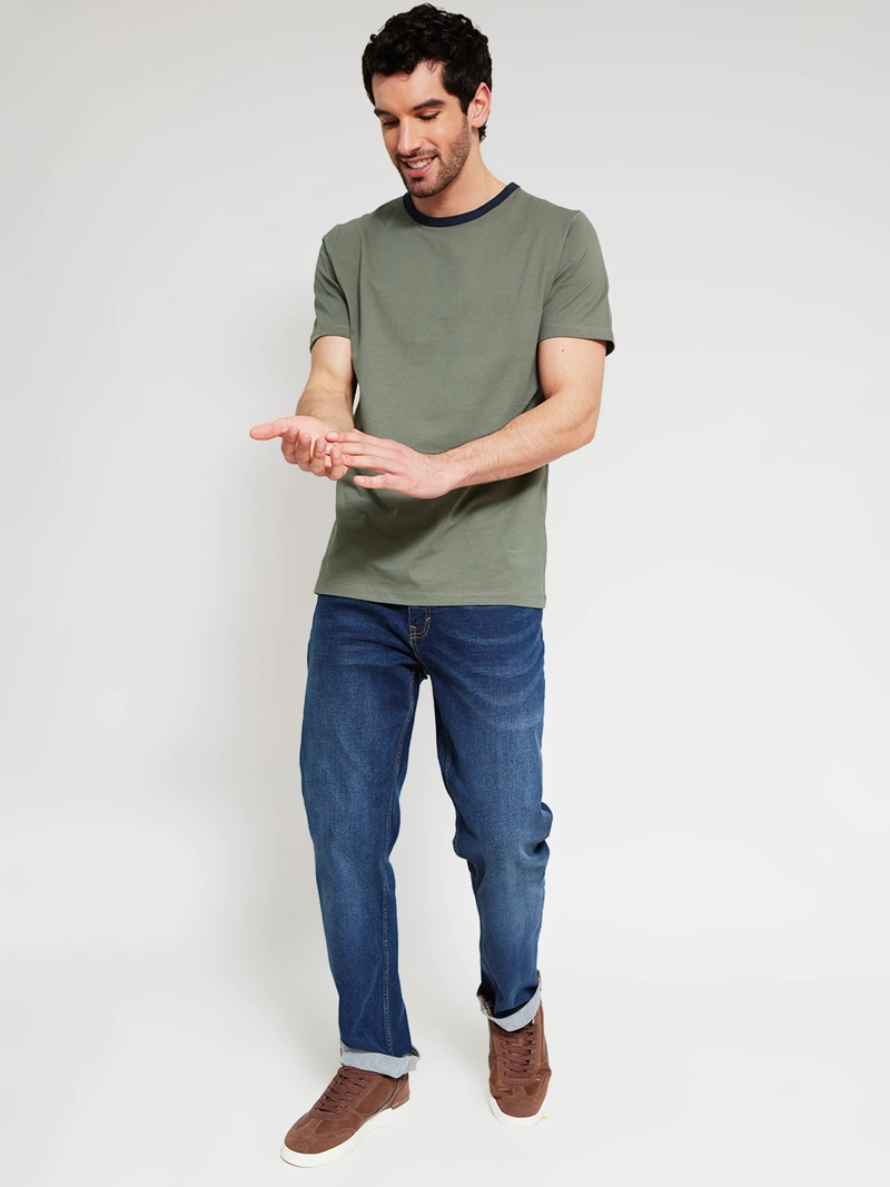 POLERA HOMBRE MARQUIS ALGODÓN MANGA CORTA - 4