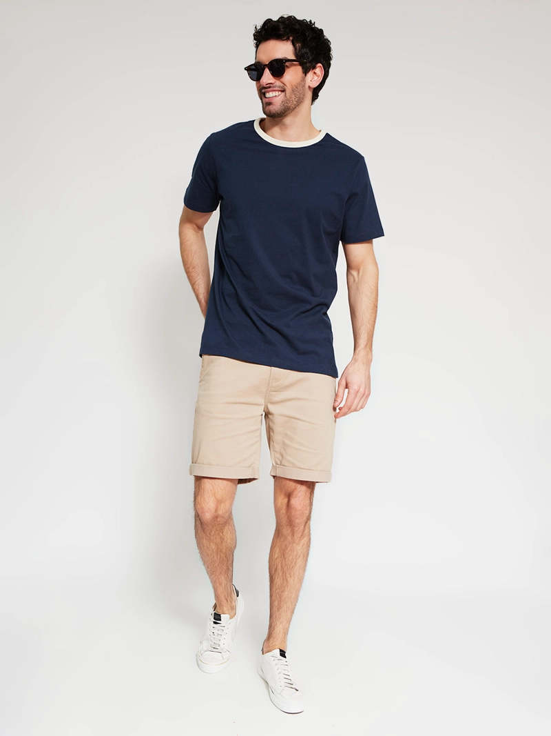 POLERA HOMBRE MARQUIS ALGODÓN MANGA CORTA - 4