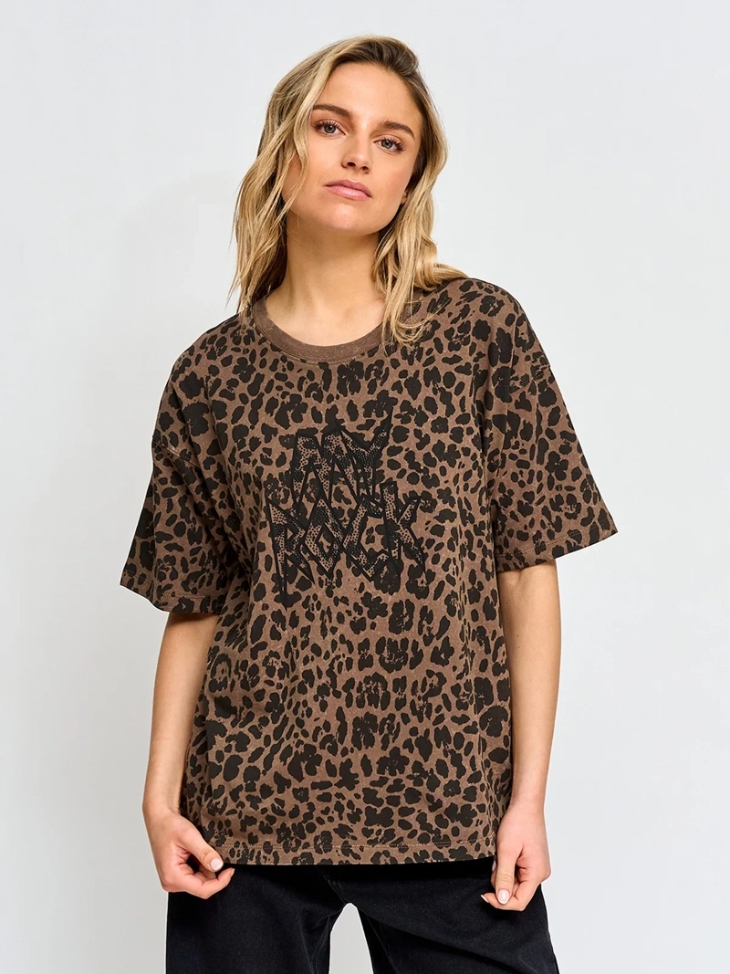 POLERA MUJER BARBADOS ALGODÓN MANGA CORTA PRINT - 2