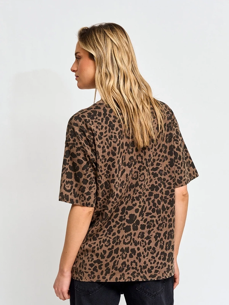 POLERA MUJER BARBADOS ALGODÓN MANGA CORTA PRINT - 3