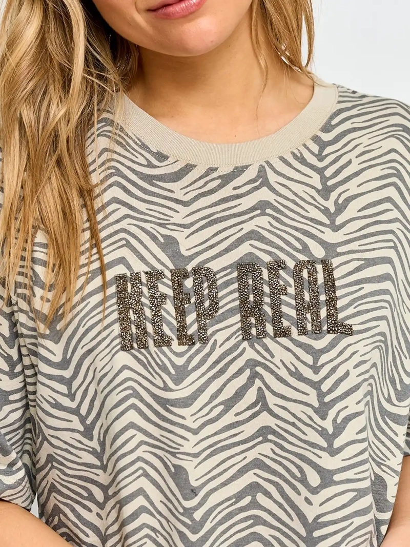 POLERA MUJER BARBADOS ALGODÓN MANGA CORTA PRINT - 4