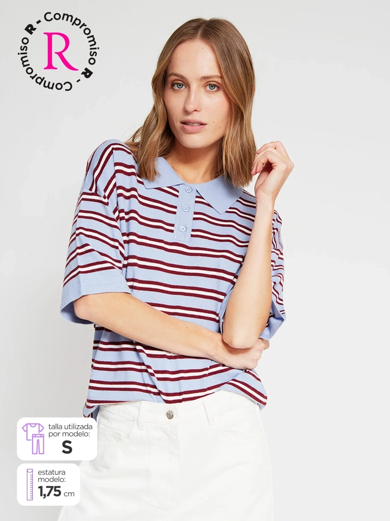 SWEATER MUJER MARQUIS RAYADO - 1