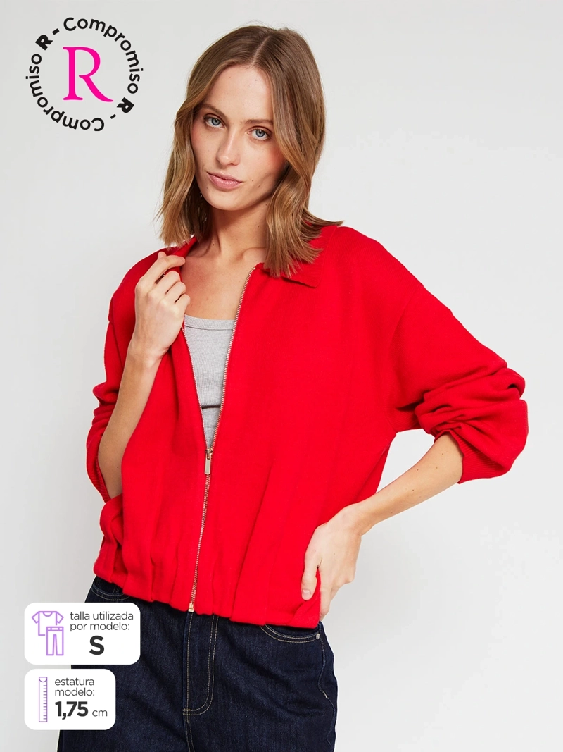 SWEATER MUJER MARQUIS CIERRE - 1